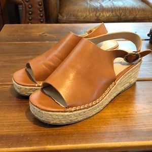 Slingback Espedrille Wedge Size 9